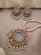 Egyptian zircon pendant set-020