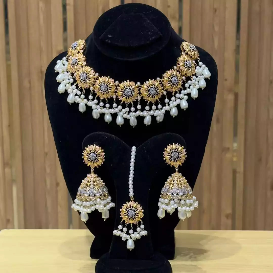Gold plated bridal set