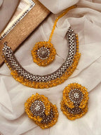 Heavy gajra jhumki teeka set