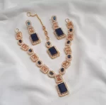 Zircon AD necklace set with teeka - Image 10