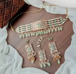 Elegant choker set with teeka - Image 11