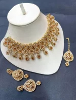 Zircon 2 in 1 collar necklace set - Image 2