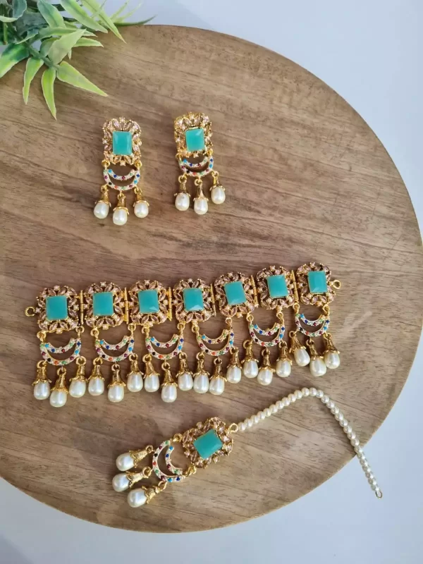 l-blu.webp Designer kundan choker set - Image 6