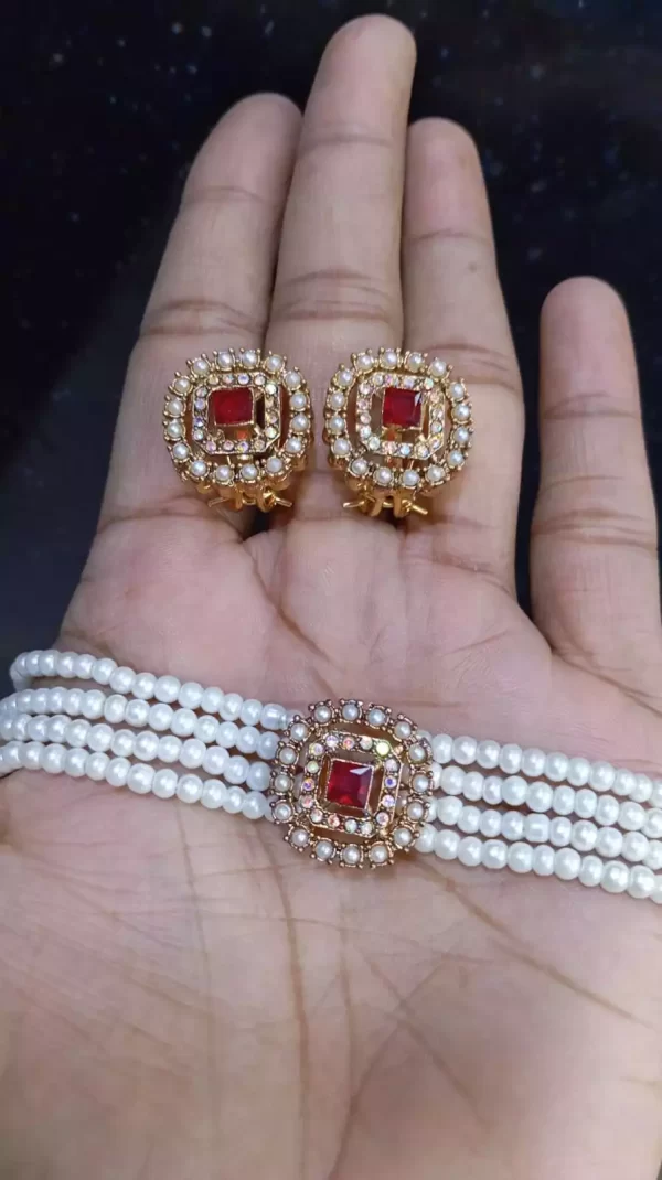 marron-9.webp Jarao choker set - Image 1