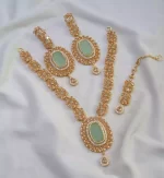 Zircon set with long earrings - Image 9