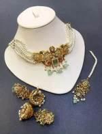 Noratan Jhumki choker set - Image 5