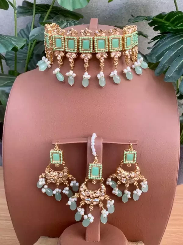 mint-6-3.webp Chand baali choker set - Image 5