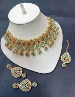 Zircon 2 in 1 collar necklace set - Image 8