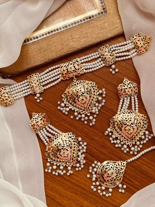 multi-3-1.webp Hyderabadi choker set - Image 3