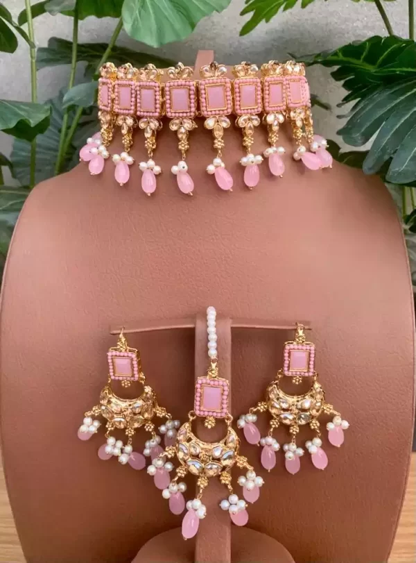 pink-12-3.webp Chand baali choker set - Image 4
