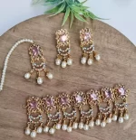 Designer kundan choker set - Image 5