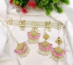 Pearl kundan choker set - Image 5