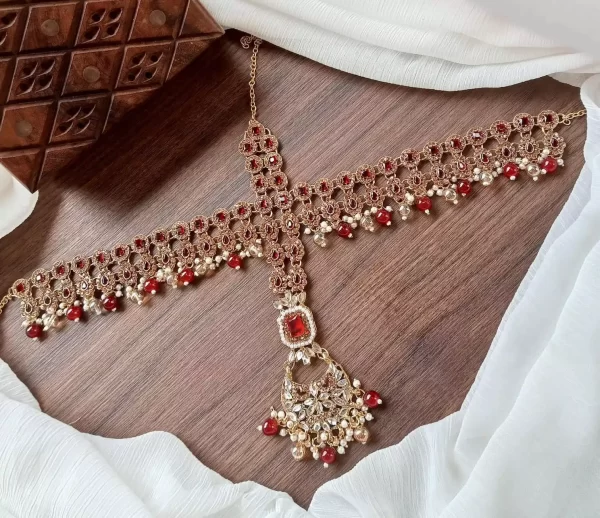 Zircon bridal matha patti - Image 1