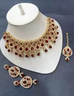 Zircon 2 in 1 collar necklace set - Image 6
