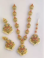 Indian jarao noratan maala set - Image 3