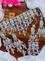 Kundan bridal set with jhumar