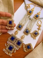 Egyptian maala set with teeka - Image 10