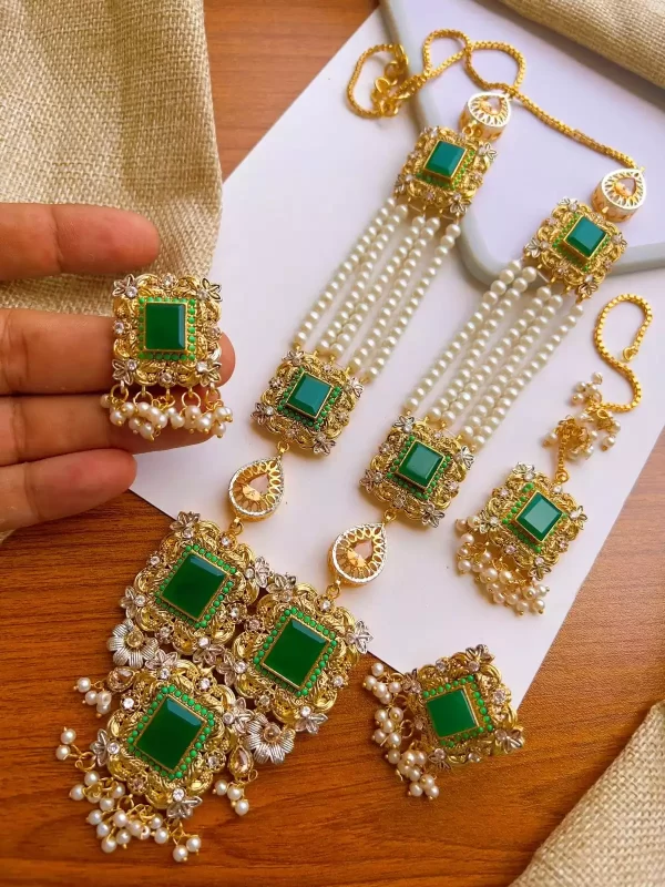 dg Egyptian maala set with teeka - Image 9