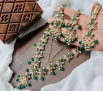 Designer necklace set with teeka