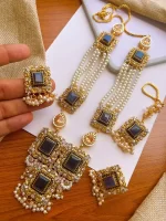 Egyptian maala set with teeka - Image 8