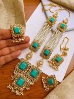 Egyptian maala set with teeka - Image 6