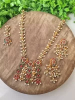 Navratan maala set with teeka