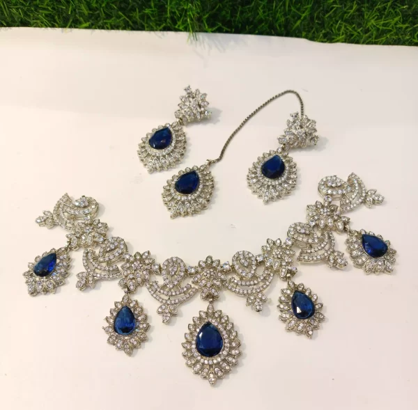 dark blue S Rp jarao zircon set - Image 5