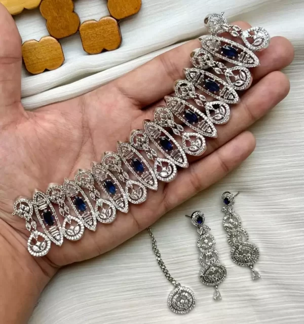 American diamond bridal set - Image 2