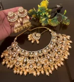 Kundan heavy necklace set - Image 6