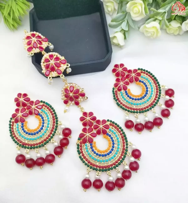 IMG-20250304-WA0033 Noratan Earrings Teeka - Image 1