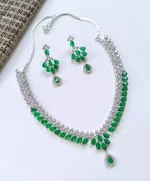 Indian zircon necklace set - Image 8