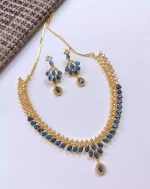 Indian zircon necklace set - Image 5