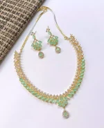 Indian zircon necklace set - Image 4