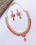 Indian zircon necklace set - Image 2