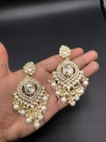 Indian kundan earrings - Image 5