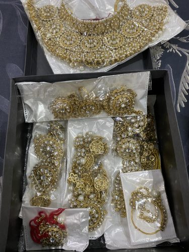 Indian kundan bridal package photo review