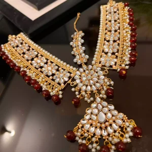 KUNDAN MATHA PATTI HEAD WEAR JEWELRY
