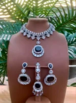 Zircon big stone necklace set - Image 2