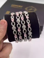 American diamond 4pcs bangle set - Image 5