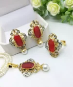 Elegant pendant set with ring - Image 6