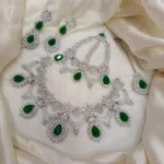 High quality bridal set with jhumar - Image 9