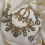 High quality bridal set with jhumar - Image 8