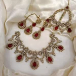 High quality bridal set with jhumar - Image 6