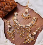 Egyptian necklace set with teeka - Image 6