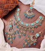 Egyptian necklace set with teeka - Image 5