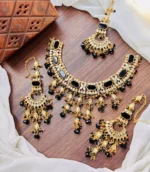 Egyptian necklace set with teeka - Image 4