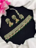 Elegant Choker Set with Teeka - Image 9