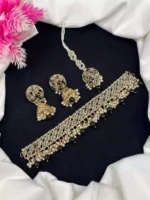 Elegant Choker Set with Teeka - Image 8
