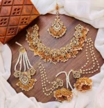 Noratan Bridal Set With Jhumar - Image 3