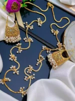 Gold Plated Baali With Maala